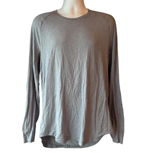 Lululemon Langarm Activewear Oberteil sportliche Passform grau Herren Größe Large? - Bild 1 von 7