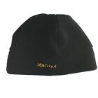 MARMOT Fleece Beanie Hat Skull Cap BLACK One Size O/S Unisex