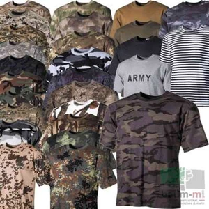 T-Shirt US Style Army Tarnshirt Shirt Camouflage Shirt 100% Baumwolle S bis 6XL - Picture 1 of 62
