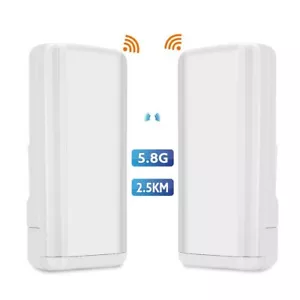 UeeVii 5.8G POE Point to Point Wifi Bridge Long Range Wifi Extender Outdoor CPE - Picture 1 of 17