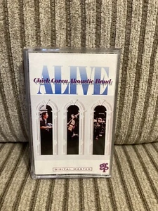 Chick Corea Akoustic Band Alive Cassette Tape 1991 GRP Tested  - Picture 1 of 2