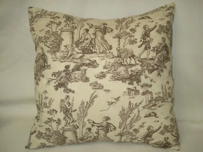 BrownToile Decorative Accent Throw Pillow Cover 14"x14" - Image 1 of 4