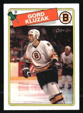Gord Kluzak 1988 O-Pee-Chee #23 Hockey Card