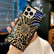 Glitter Gold Bling Case Diamond Ring Cover For iPhone 15 Pro Max 14 13 12 11 XS