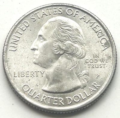 2013 P S.D. Mount Rushmore Quarter Reed Impression Obv. Circ Ungraded 5.65g  Q80 - Image 1 of 4