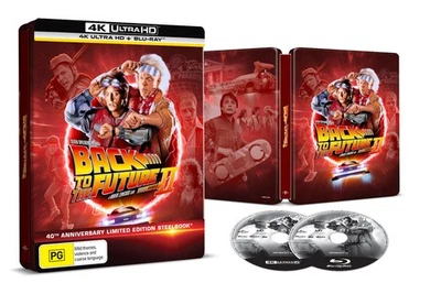 BRAND NEW Back To The Future Part 2 - STEELBOOK (4K UHD Blu-Ray, 1989) *PREORDER - image 1 of 3