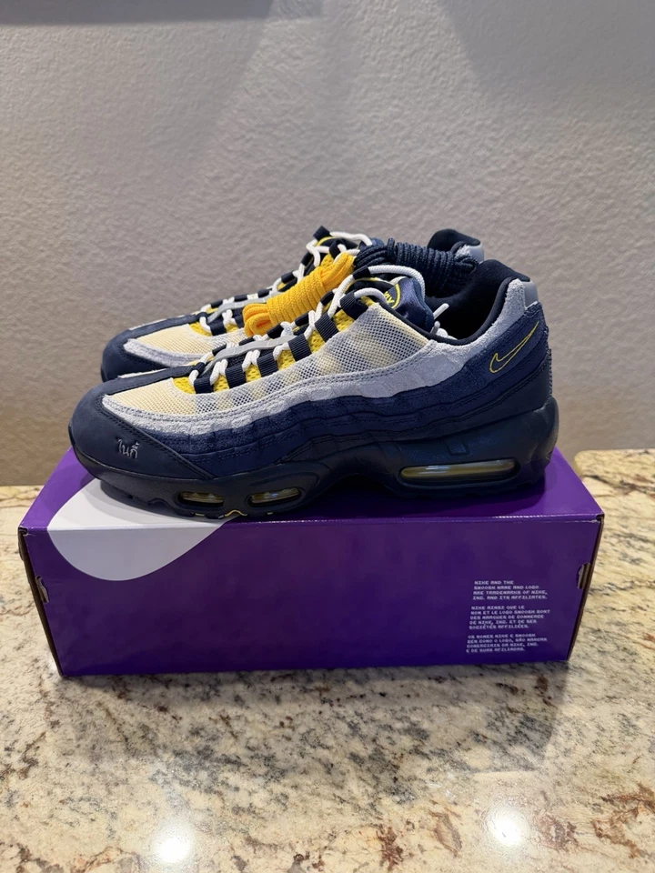 Eric Koston x Nike SB Air Max 95 Obsidian Speed Amarillo HQ8492-400 Hombres Talla 11 Foto 1 de 4