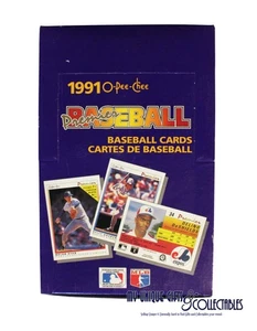 1991 O-Pee-Chee Premier Baseball Wax Box From Factory-Sealed Case – Canadian - Picture 1 of 8