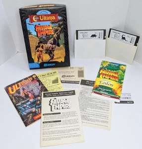 Worlds of Ultima: The Savage Empire - Origin 1990 Big Box, Map, Magazine, Disks - Picture 1 of 6