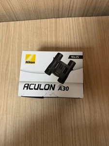 Nikon Aculon A30 10x25 Black Zoom Optics Binoculars for Hunting, Bird Watching - Picture 1 of 8