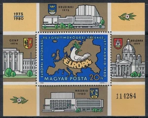 UNGHERIA 1980 Conferenza sulla sicurezza KSZE (ND) BF MNH** - Picture 1 of 1