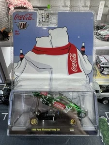 M2 MACHINES 2023 CHRISTMAS 1969 FORD MUSTANG FUNNY CAR COCA-COLA - Picture 1 of 2