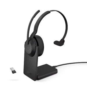 Jabra Evolve2 55 Mono Wireless Headset with Charging Stand AirComfort Technol... - Picture 1 of 7