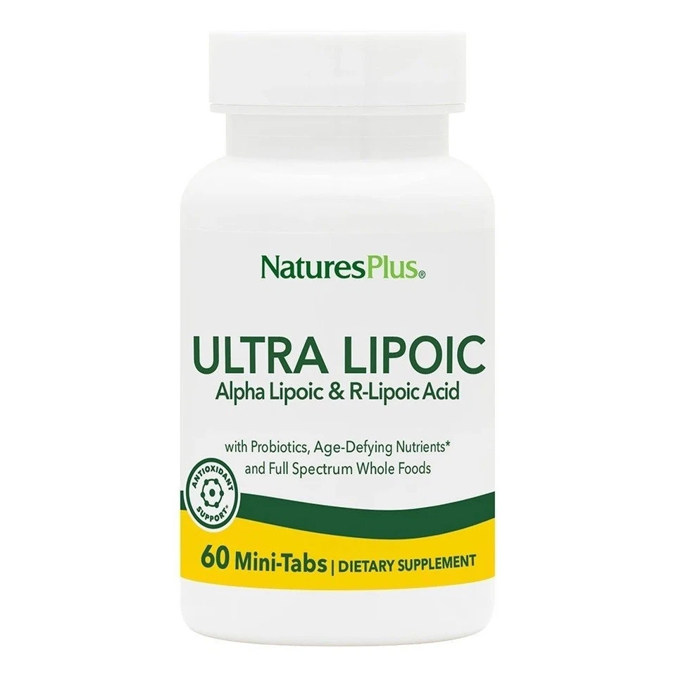 Tableta Nature's Plus Ultra Lipoic Mini Tabs 60 Foto 1 de 1