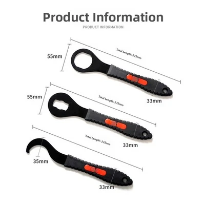 Set di chiavi a cono multisize per bicicletta chiave a cono compatta portatile - Immagine 1 di 4