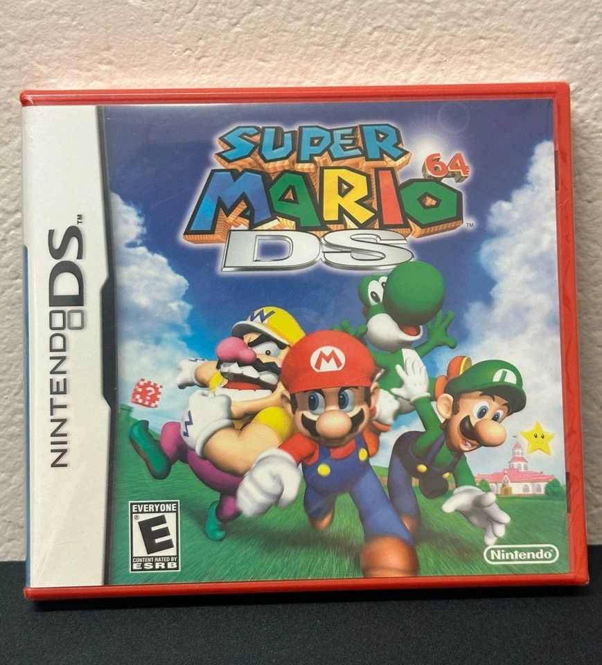 Nintendo Super Mario 64 DS Brand New Sealed Original Authentic Game Red Case - Image 1 of 4