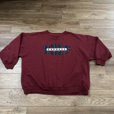 Vintage Jeans By Express Crewneck Sweater Oversized - Image 1 of 4