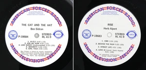 1979 AFRTS Herb Alpert Rise Ben Sidran Cat & the Hat Armed Forces Transcription - Picture 1 of 11