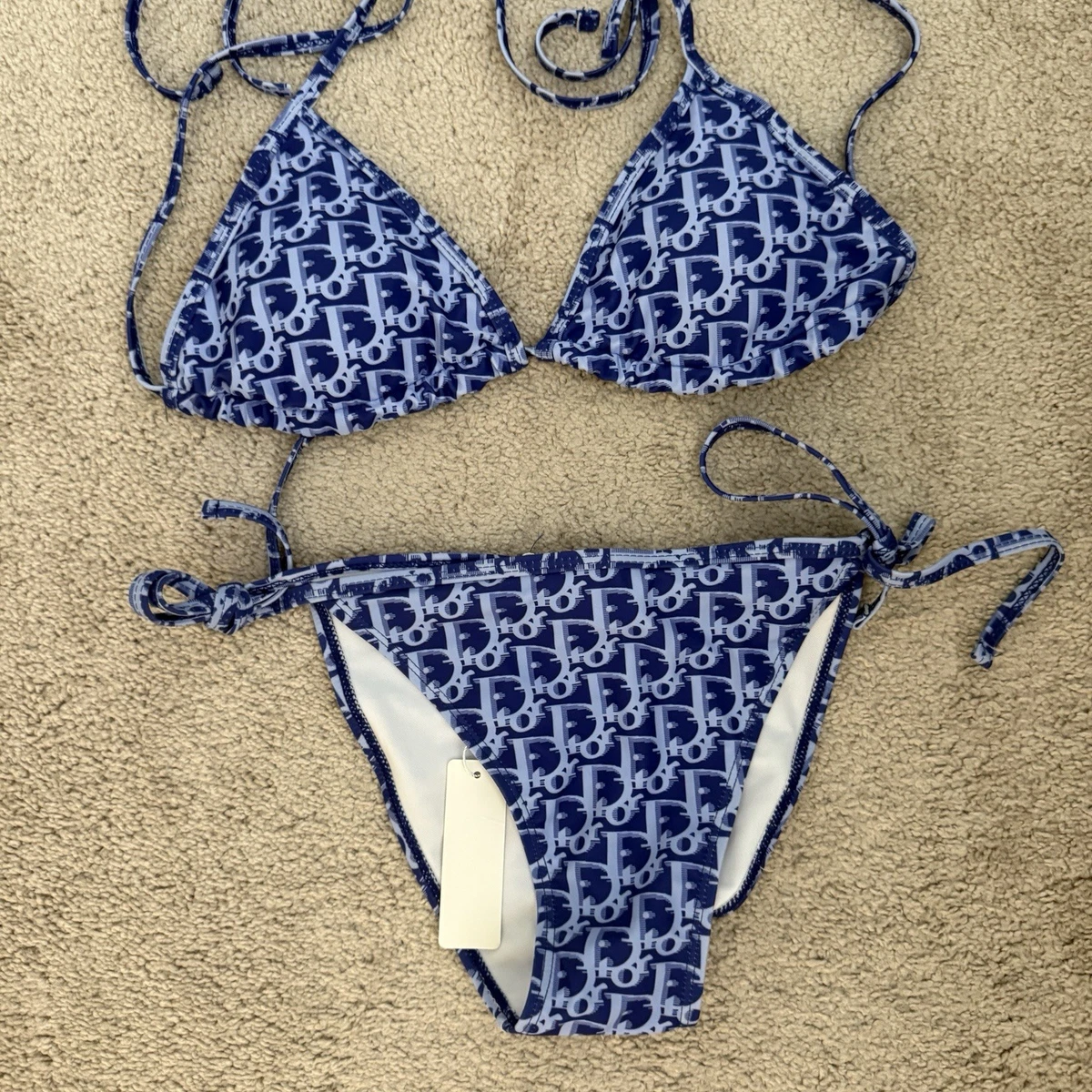 新品未使用 CHRISTIAN DIOR 水着　ボトムス　ロゴ　ネイビー　M Dior Blue Swimwear for Women for sale | eBay