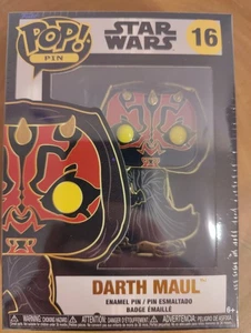 Funko POP-Pin Star Wars #16 Darth Maul Sealed - Picture 1 of 4