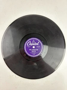 Capitol 78 Record - Peggy Lee/Dave Barbour - Don’t Smoke in Bed/ Everybody Loves - Picture 1 of 2
