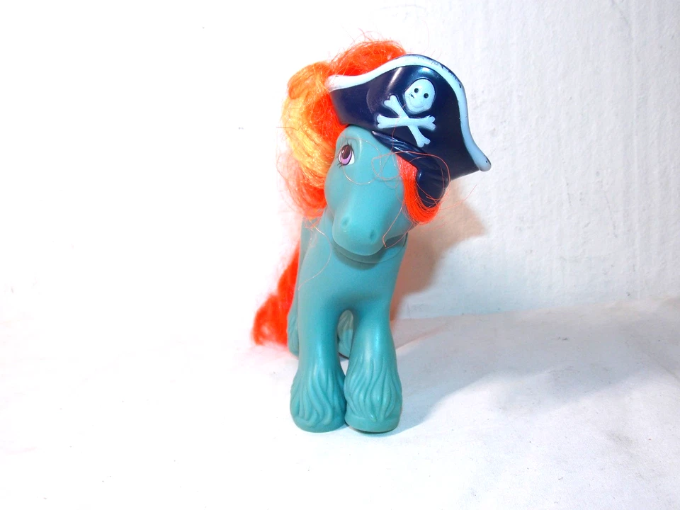 Hasbro My Little Pony Big Brother Barnacle Pirate 1987 y cepillo de mariposa G1 Foto 1 de 4
