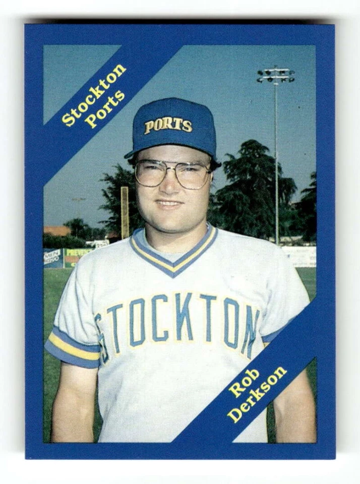1989 Cal League Stockton Ports 177 Rob Derksen PC, UER BXCP09 - Image 1 of 2