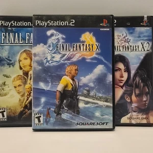Lote Videojuegos Final Fantasy X, X-2, XII PS2 CIB Completo PlayStation 2 - Imagen 1 de 9