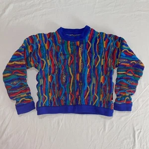 COOGI Soul of Australia Sweater Youth XL (shrunk) Colorful Wool Biggie Smalls - Picture 1 of 9