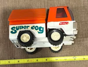 1970 Buddy L Pressed Steel Super Dog Orange Camper Toy Truck - Japan - Picture 1 of 6