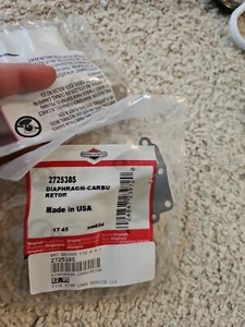 Briggs & Stratton Vergasermembran. Teil 272538S. - Bild 1 von 2