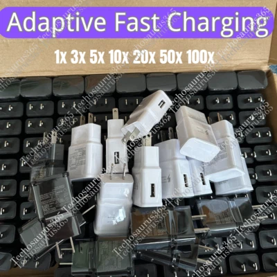 For Android Samsung USB Wall Charger Fast Adapter Block Charging Cube Brick Lot - Image 1 of 4