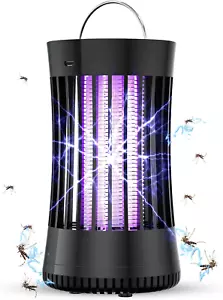Portable USB Mosquito Killer Lamp Bug Zapper Black for Outdoor Camping & Home - Picture 1 of 12