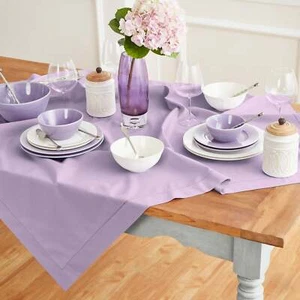 Solino Home 100% Pure Linen Table Throw for Summer Decor, Cotton Linen Hemstitch - Picture 1 of 98