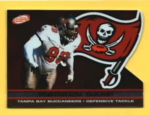 2001 Pacific Prism Atomic Red #139 Warren Sapp Die Cut No Serial Number - Picture 1 of 2