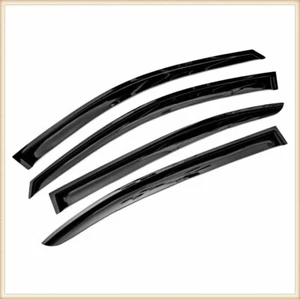 Out-Channel Smoked Window Visors For 2015-2019 Chevrolet Colorado/GMC Canyon - Picture 1 of 6