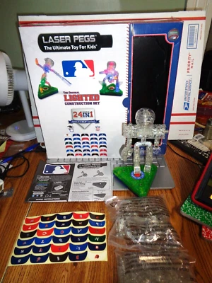 Laser Pegs MLB 003 MLB 24-in-1 Light Up baseball Set Building Block OPENED BOX - Image 1 of 4
