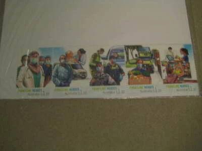 2020 Brand New Australia Set of 5 Stamps on Frontline Heroes - MNH - Image 1 of 2