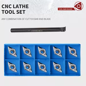 S12M-SDUCR07 12mm CNC Lathe Internal Turning Tool Holder + 10Pcs DCGT070204-AK - Picture 1 of 2