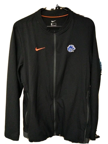Nike Men’s Boise State Broncos Full Zip Vented Black Jacket  Size Small Cover
