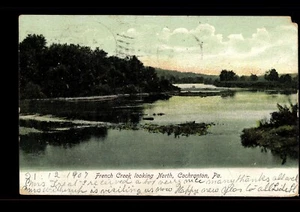 postcard French Creek, Cochrgnton, PA  (P-1-E) - Picture 1 of 2
