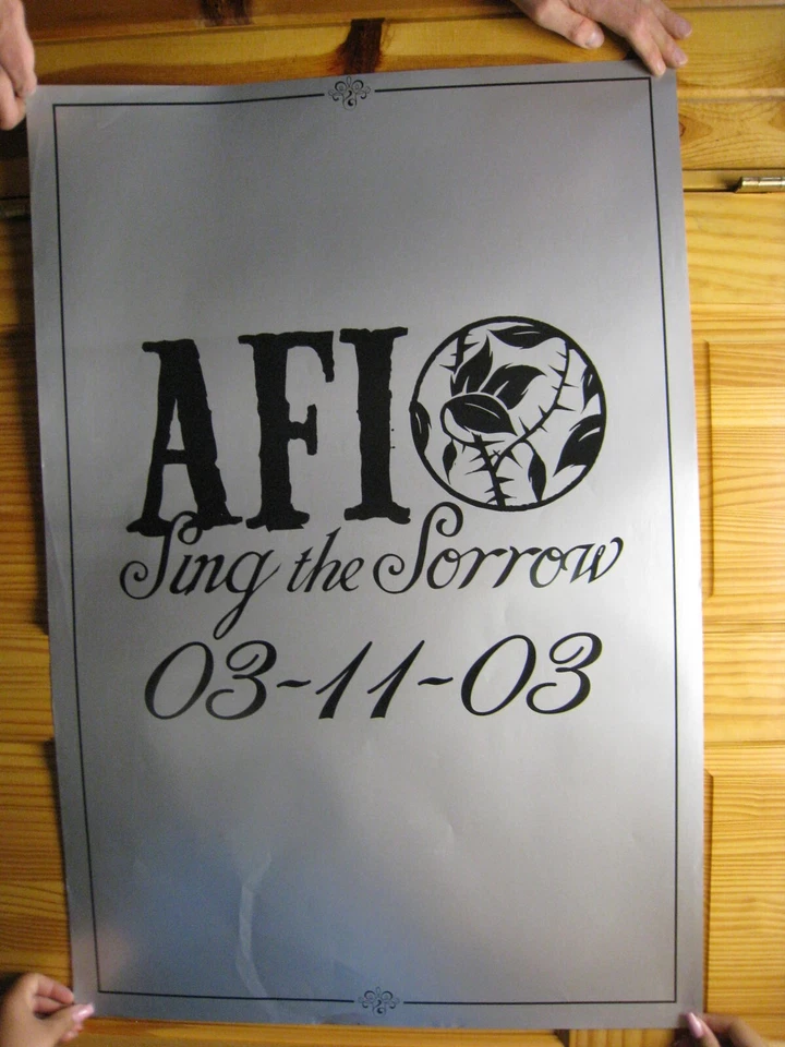 AFI Poster A.F.I. Sing The Sorrows  - Image 1 of 1
