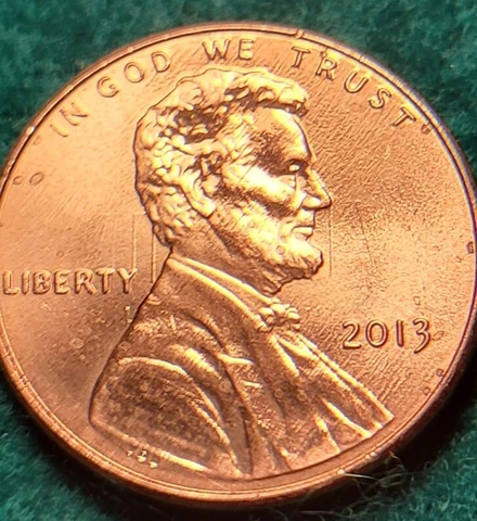 2013 Lincoln Shield Cent Die Clash Error Cover