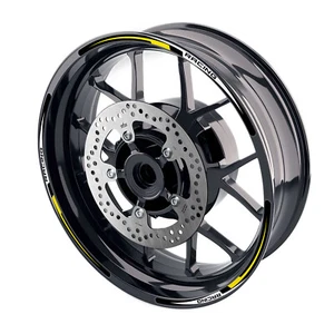 R03B For Honda CBF650 14-20 Yellow 17'' Rim Wheel Sticker 19 18 17 16 15 - Picture 1 of 7