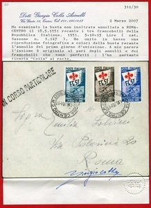 ITALIA - GINNICI 3 VALORES CON CERTIFICADO / CERTIFICADO (317-15) - Imagen 1 de 3