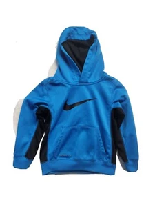 nike therma fit hoodie Boy's Size 5 Blue Pull Over - Picture 1 of 4