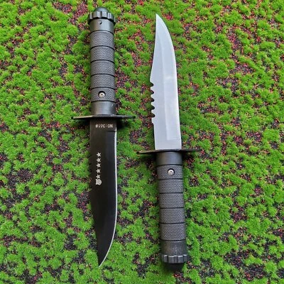 Outdoor tactical hunting knife, sharp and high hardness stainless steel tool - Image 1 of 4