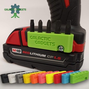 MAGNETIC Bit Holder - Milwaukee M18 Drill or Driver - www.galacticgadgets.co