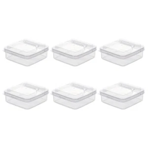 6pcs Cheese Holder For Refrigerator Cheese Storage Container For Fridge - Picture 1 of 12