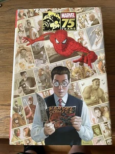 MARVEL 75 YEARS OMNIBUS 2014 1ST PRINT AUTOGRAPHED BY JIM STERANKO ARTHUR SUYDAM - Picture 1 of 4